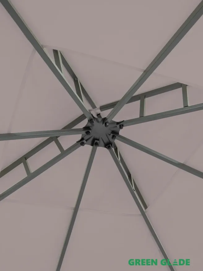 Тент садовый 43302 3х3х2,45 м полиэстер, Green Glade