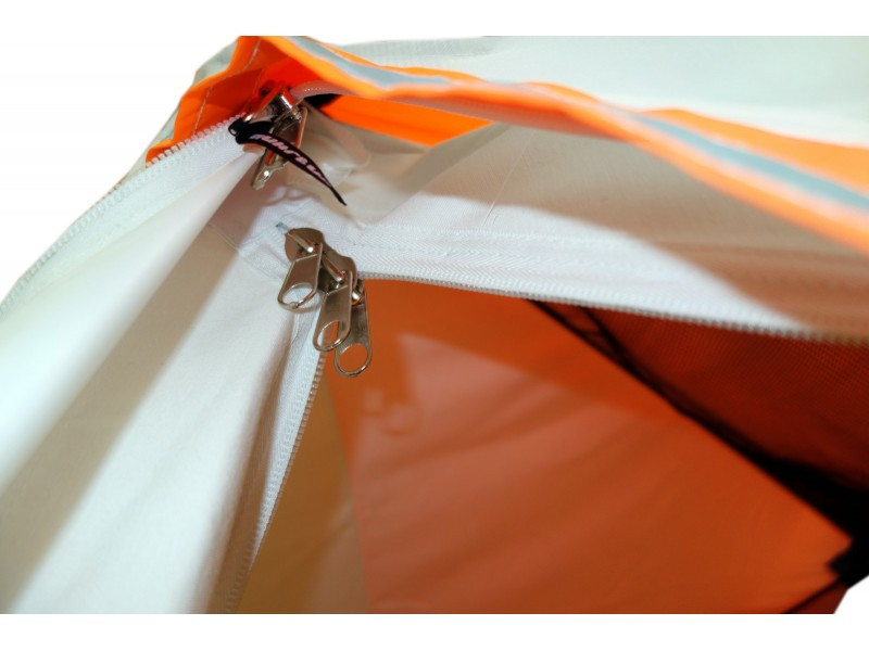 Зимняя палатка Призма Премиум 215x215, алюминий (двухслойная)