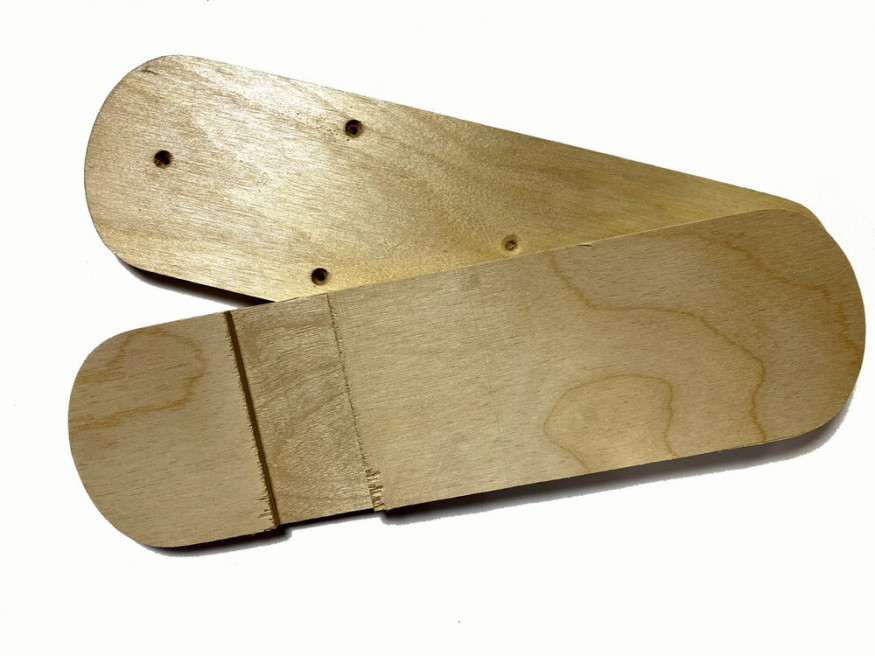 Лыжи ОХОТНИК, дерево, длина 155 см, ширина 150 мм