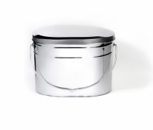 Котелок низкий 7,5 л крышка без ручек Роза Ветров