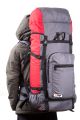Рюкзак туристический Оптимал 2, серо-красный, 100 л, ТАЙФ