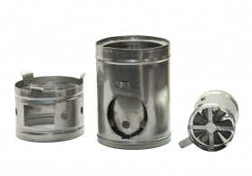 Турбопечка щепочница Век d 108мм