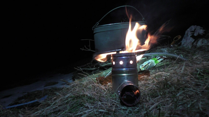 Турбопечка щепочница Век d 160 мм (титан)