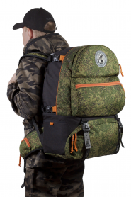 Рюкзак GRAUBER 3 45л, цифра/черный, ПВХ600, ТАЙФ